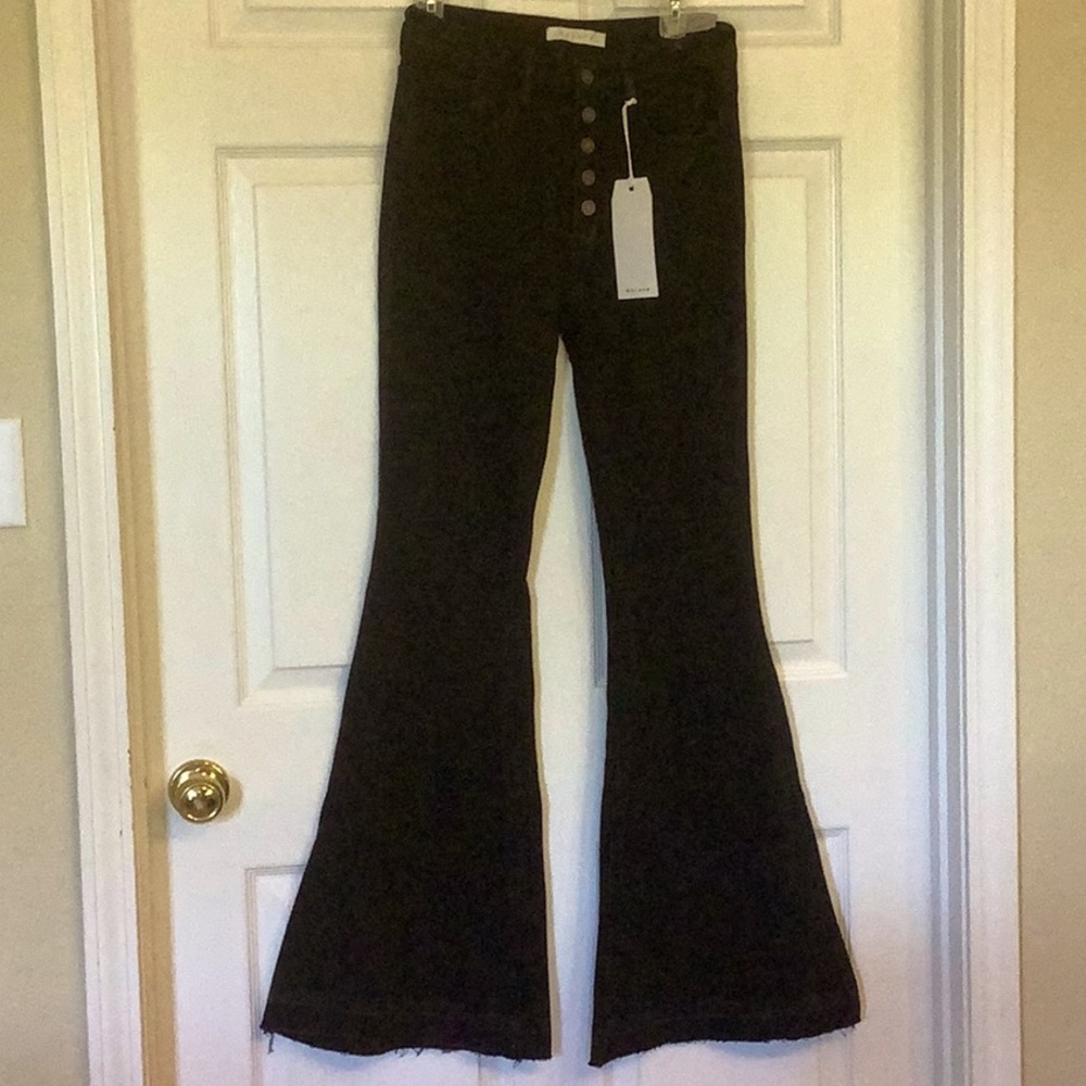 Nature Denim High Rise Flare Jeans 70s Vintage